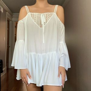 Cold Shoulder top/cover up/dress